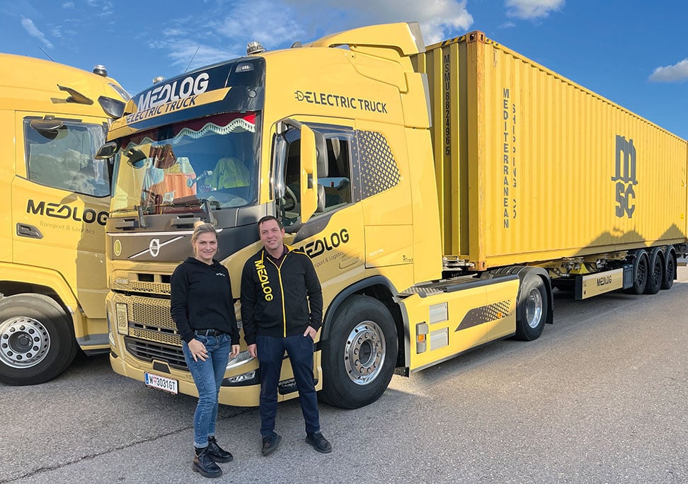 Claudia Raab mit Christian Vogt