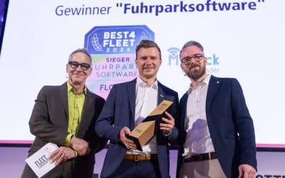 MTrack gewinnt den BEST4FLEET-Award 2026 als beste Fuhrparksoftware